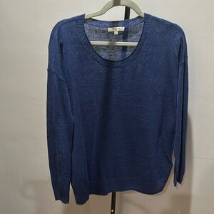 Madewell linen sweater xs